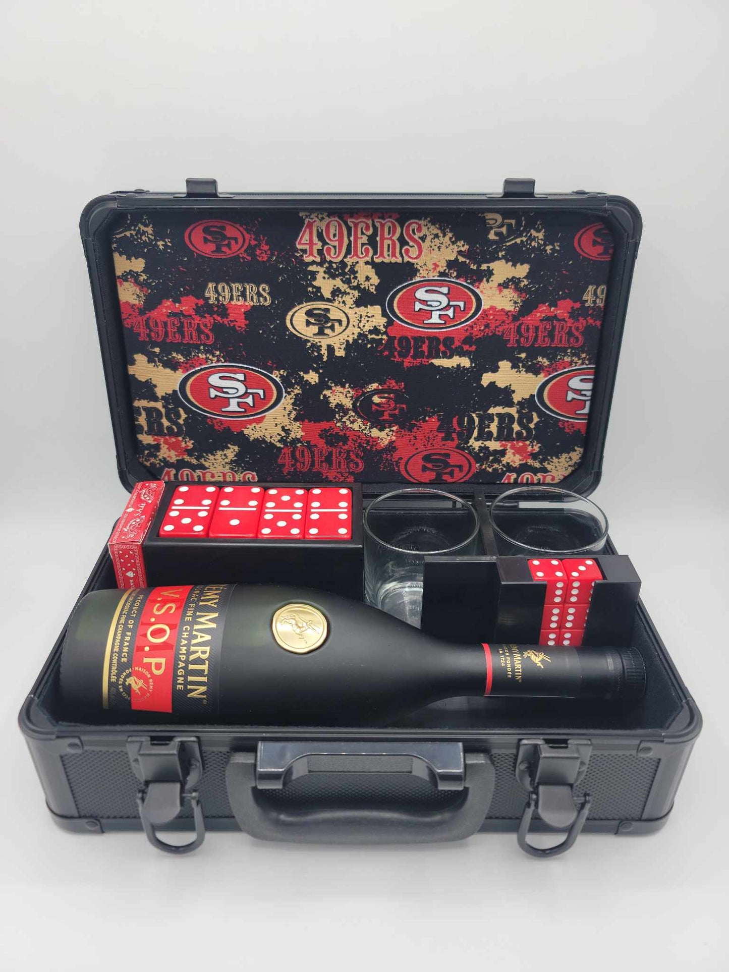 Complete Custom Side Action Gaming Drink Box (49ers)