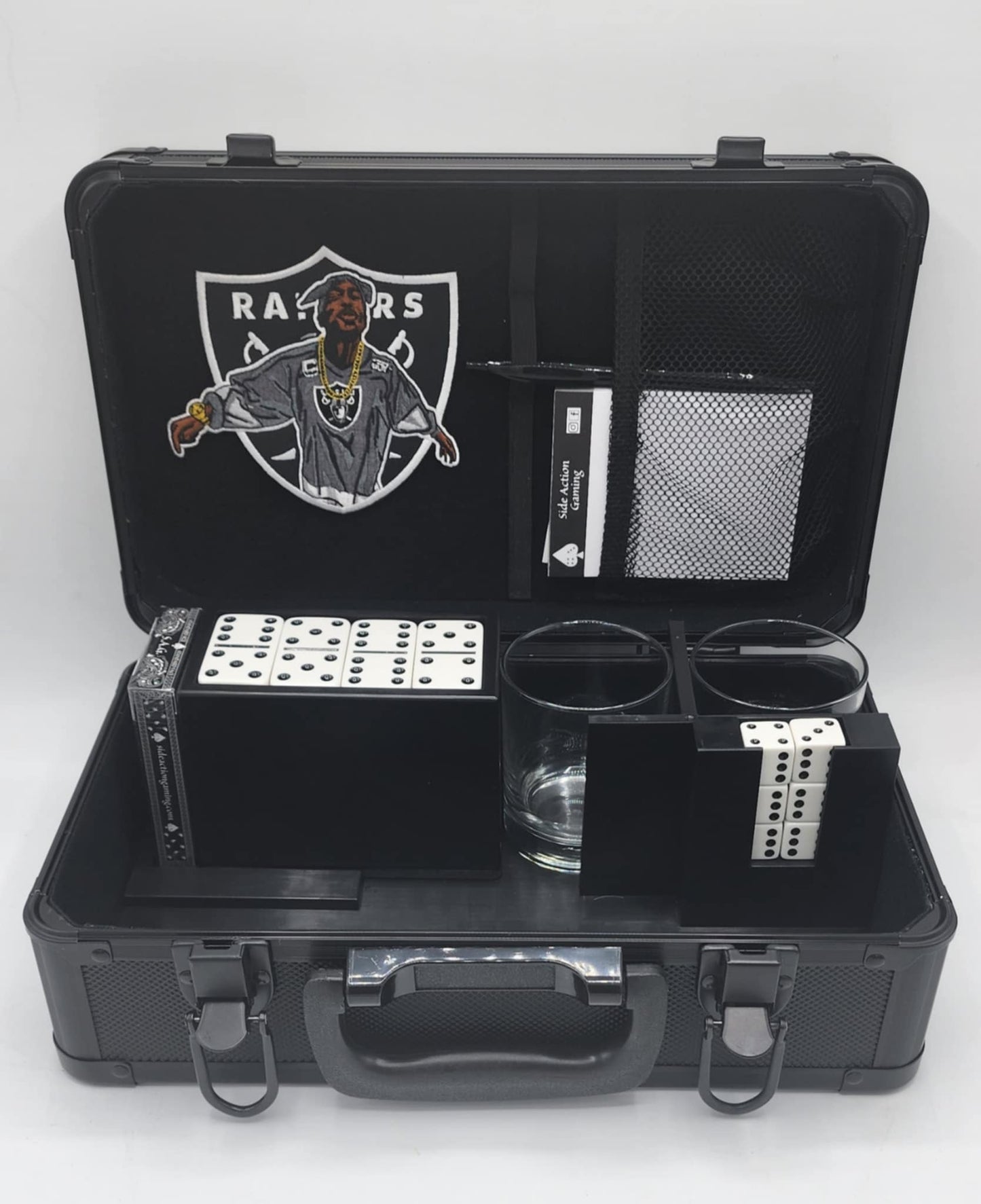Complete Custom (2 Pac) Raiders Side Action Gaming Drink Box