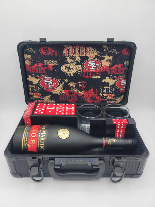 Complete Custom 49ers Side Action Gaming Drink Box